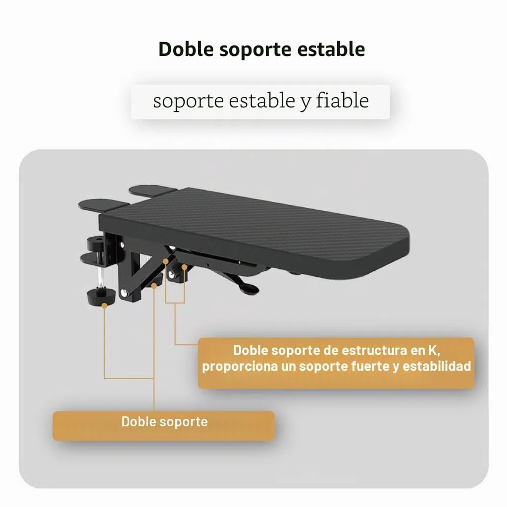 Reposabrazos de escritorio Reposabrazos Soporte de codo Reposabrazos Plegable Extensor de escritorio Reposabrazos para codo y soporte de brazo Teclado Reposabrazos Reposabrazos de muñeca