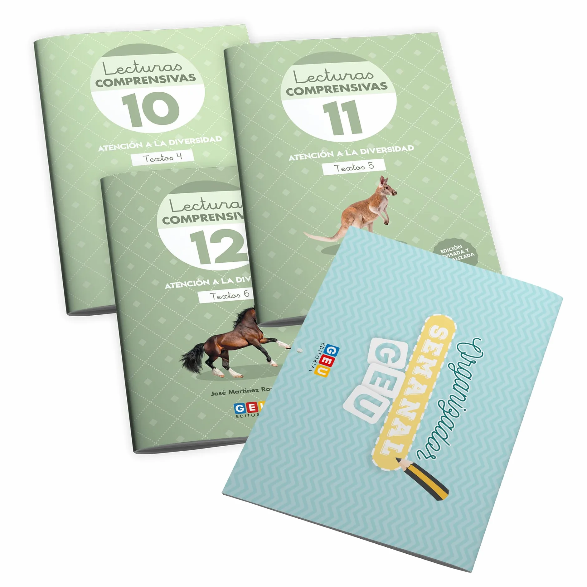 Comprensión Lectora 3 Primaria Pack Lecturas Comprensivas 10 11 12 GEU