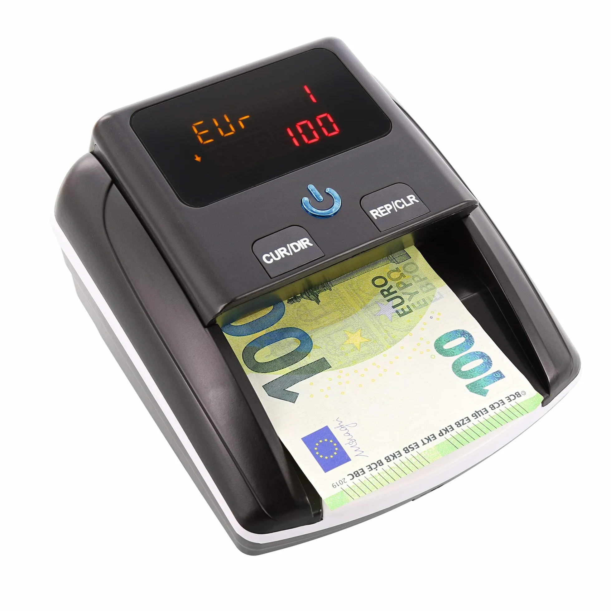 Monepass D5X - Detector automático de billetes falsos Euro con 5 sistemas de detección y 100% de fiabilidad (prueba oficial BCE) - Introducción de billetes multisentido (4)