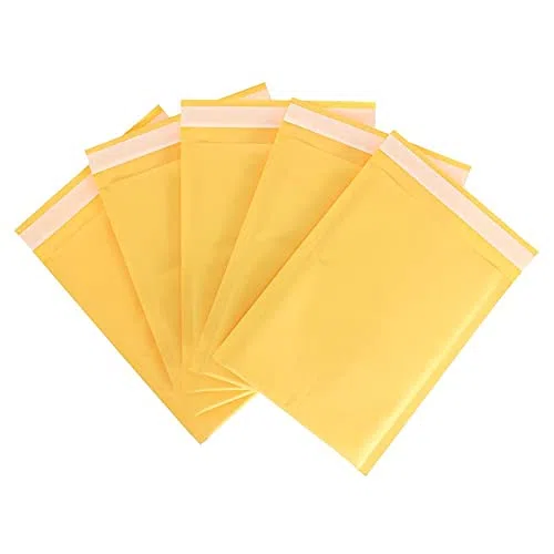 Bolsas de embalaje Bubble Mailers, 100 unids/lote bolsas de sobres de burbujas de papel Kraft diferentes especificaciones sobres de envío acolchados con bolsa de correo de burbujas(220x200mm)