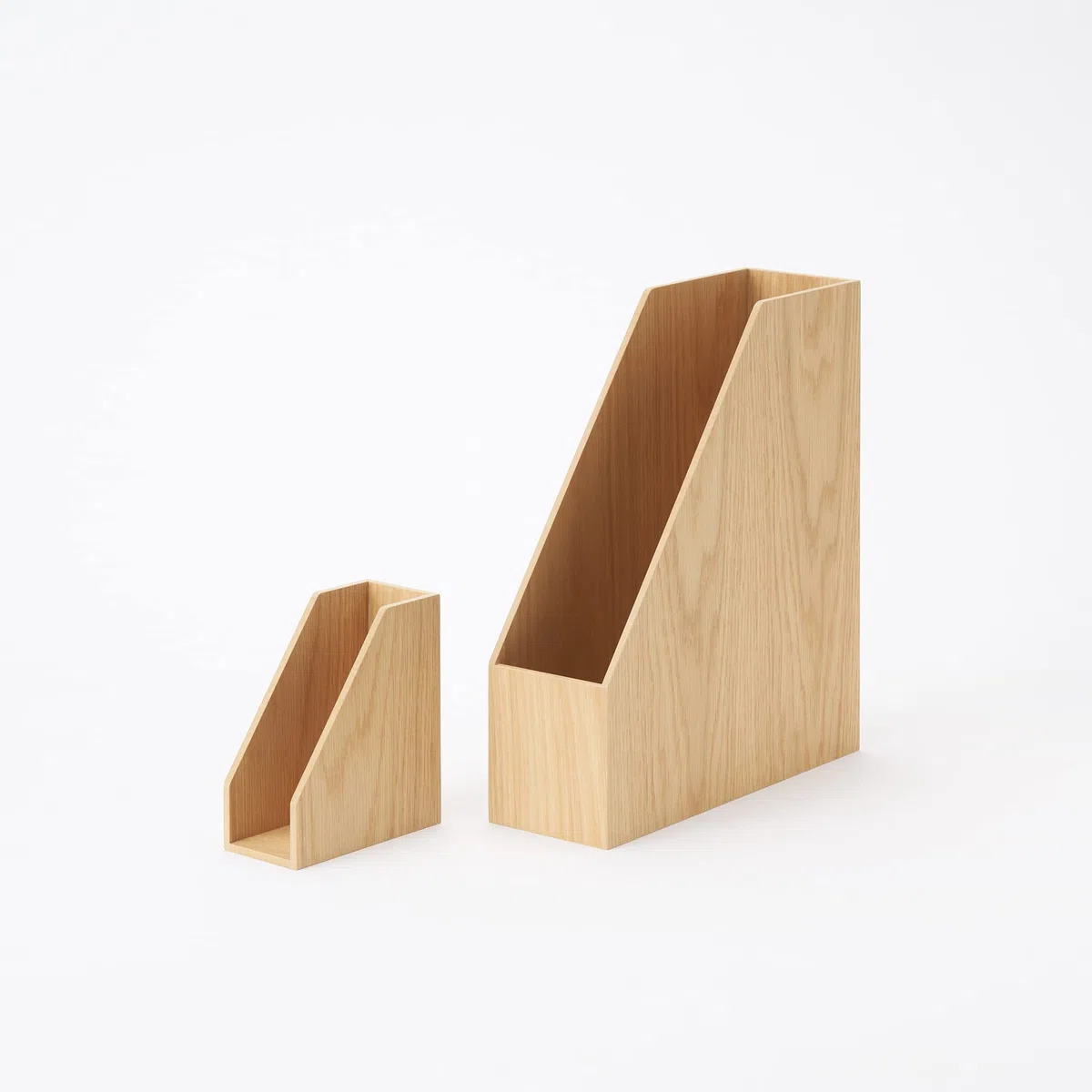 MUJI 44310205 - Caja archivadora de madera, tamaño A4, 3,6 x 10,8 x 32 cm (ancho x profundidad x altura)