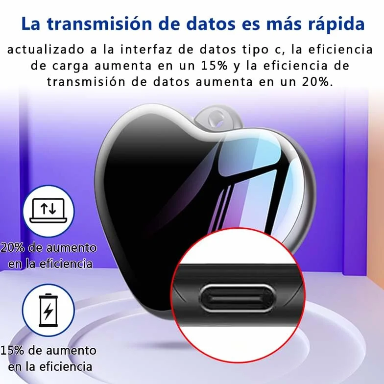 Mini Grabadora de Audio USB con Activación por Voz, Dispositivo de Grabación Llavero