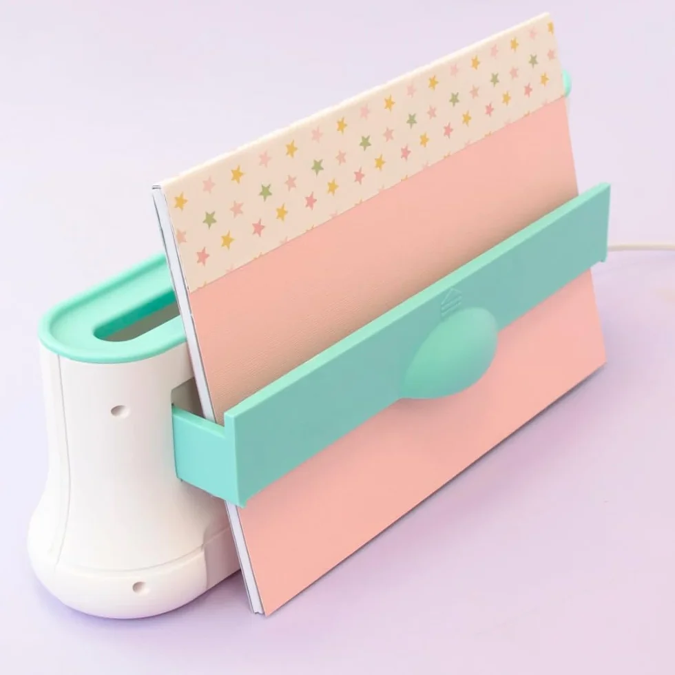 Craftelier - Máquina de Encuadernación Térmica con 3 Lomos de Encuadernación de Colores, para Proyectos de Scrapbooking, Diarios DIY, Cuadernos, Documentos o Álbumes de Fotos, Capacidad de 200 Hojas