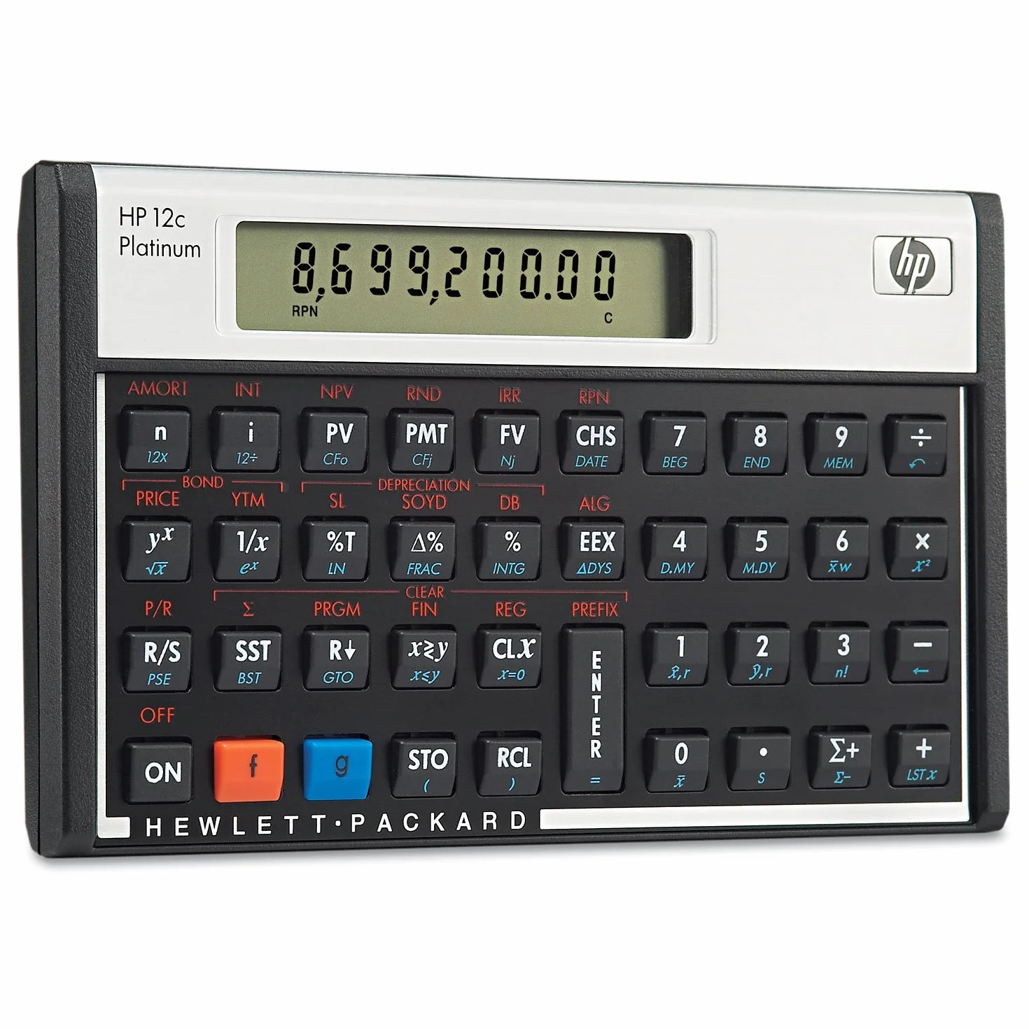 HP 12C Platinum - Calculadora financiera, 79 x 15 x 129 mm