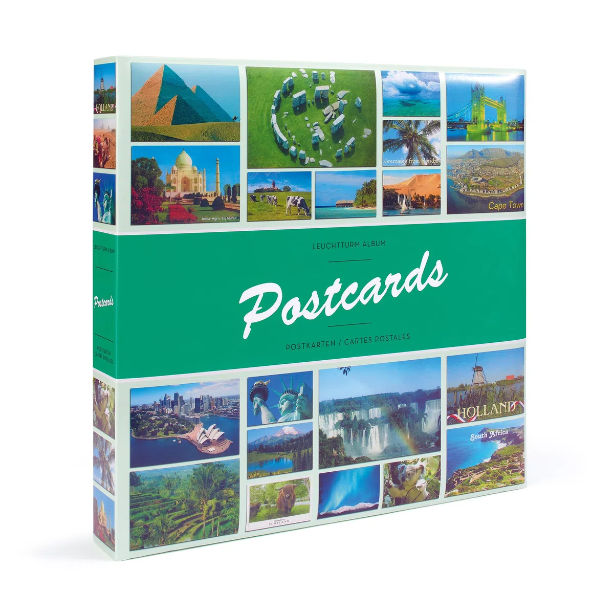 Leuchtturm 347771 Álbum de colección - Álbum de Postales para 600 Postales -50 Fundas rígidas