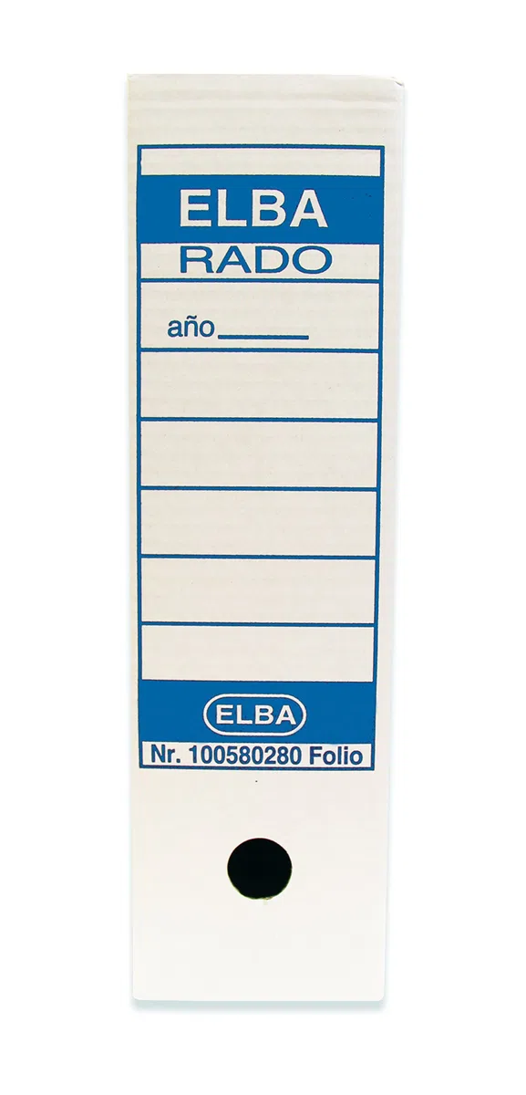 Elba 100580281 - Caja de 50 cajas archivo definitivo, cartón microcanal, Fº