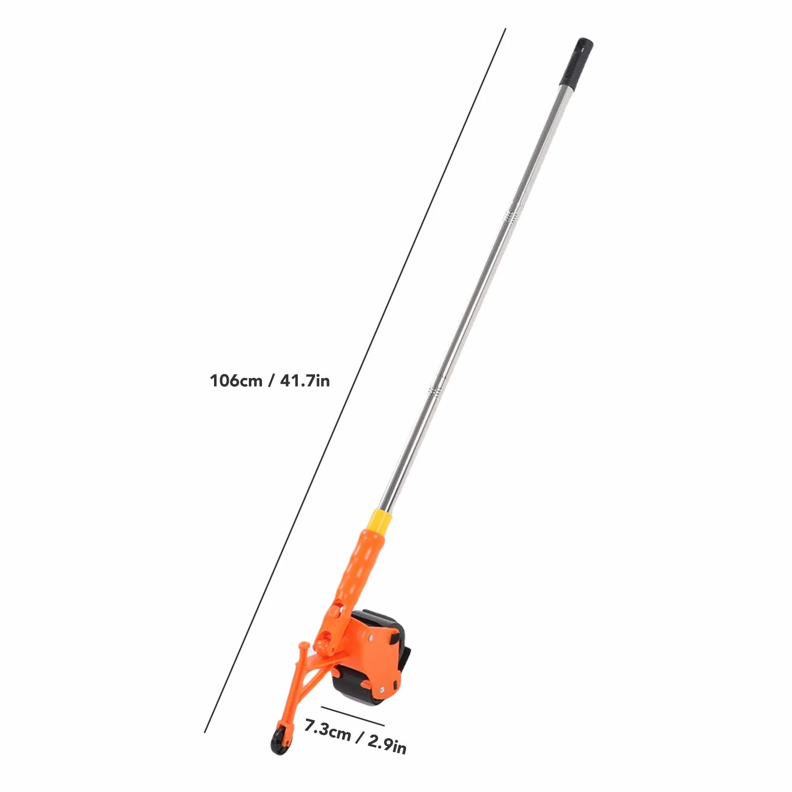 Sxhlseller Aplicador de Cinta de Piso Resistente, Aplicador de Pegatinas con Rodillo, Herramienta Manual de Marcado de Cinta de Empuje para Entrada, Almacén, Pasillo, Dispensador de Cinta