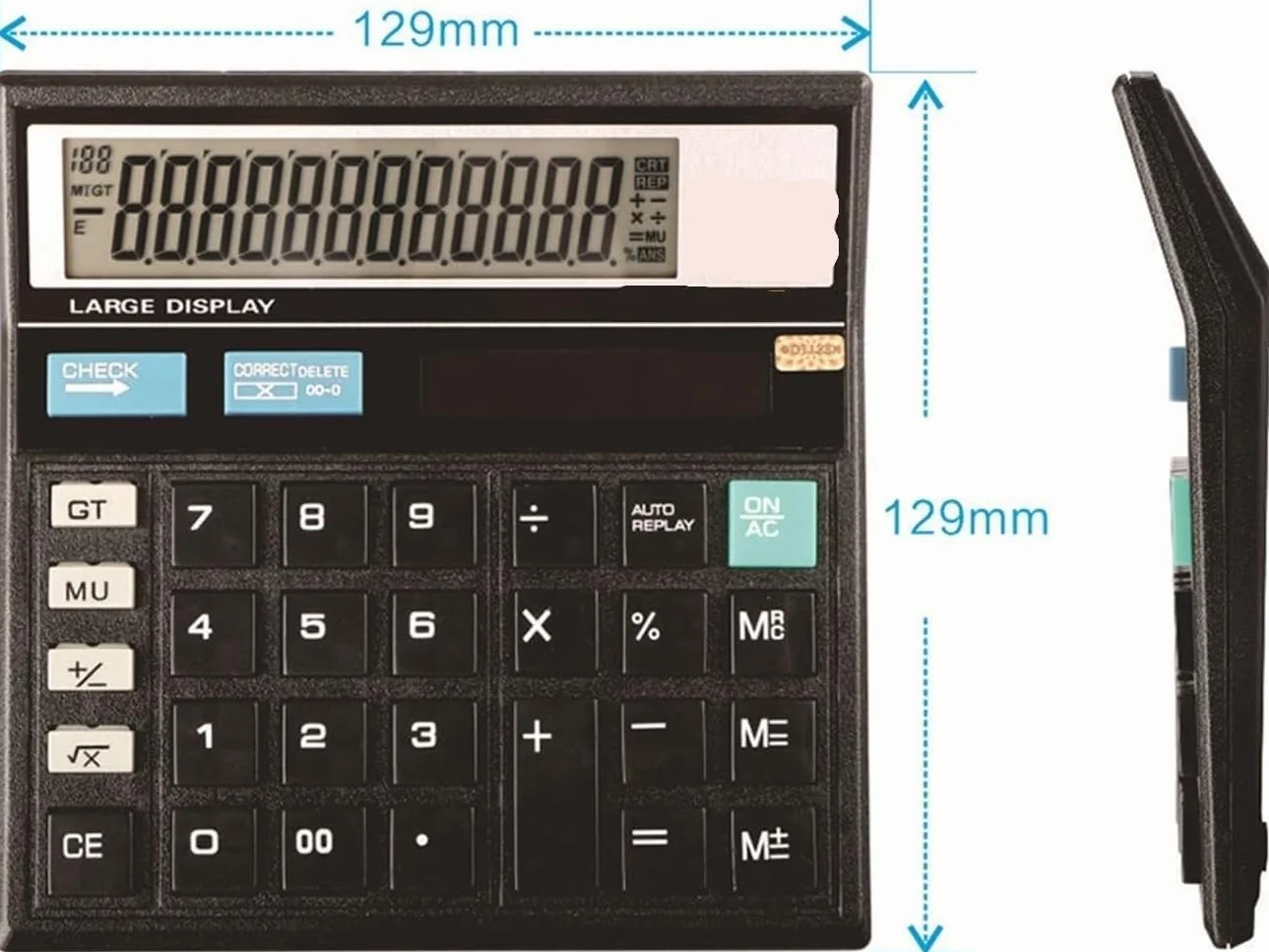 Calculadoras electrónicas de Escritorio Pantalla Grande 12 dígitos, calculadoras Escolares for el hogar, Oficina, Herramientas Contabilidad financiera,Calculadora