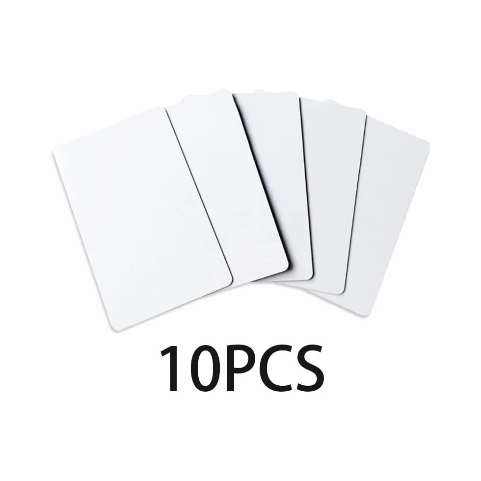 100pcs Tarjeta RFID IC MF 1K 13.56mhz NFC PVC para sistemas de entrada seguros, Tarjeta sistemas de control de acceso ISO14443A