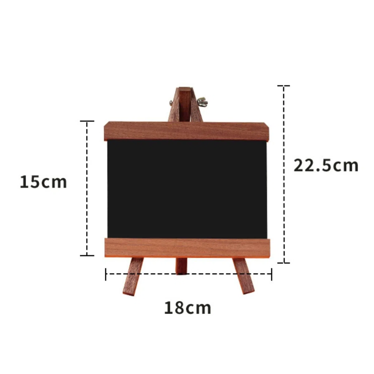 Cartel De Pizarra De Mesa con Trípode De Madera, Acrílico Negro Tablero De Mensajes para La Boda del Partido Eventos Buffet Restaurante Cafe Boutique