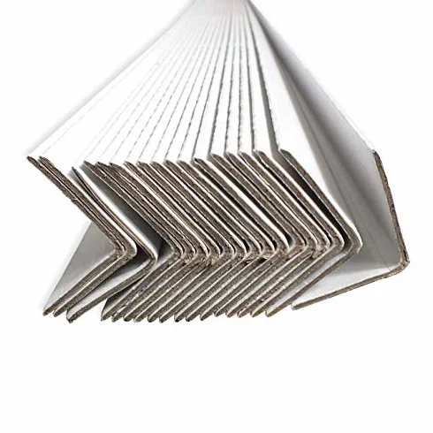 Cantoneras cartón compacto blanco 2m reciclable 100%