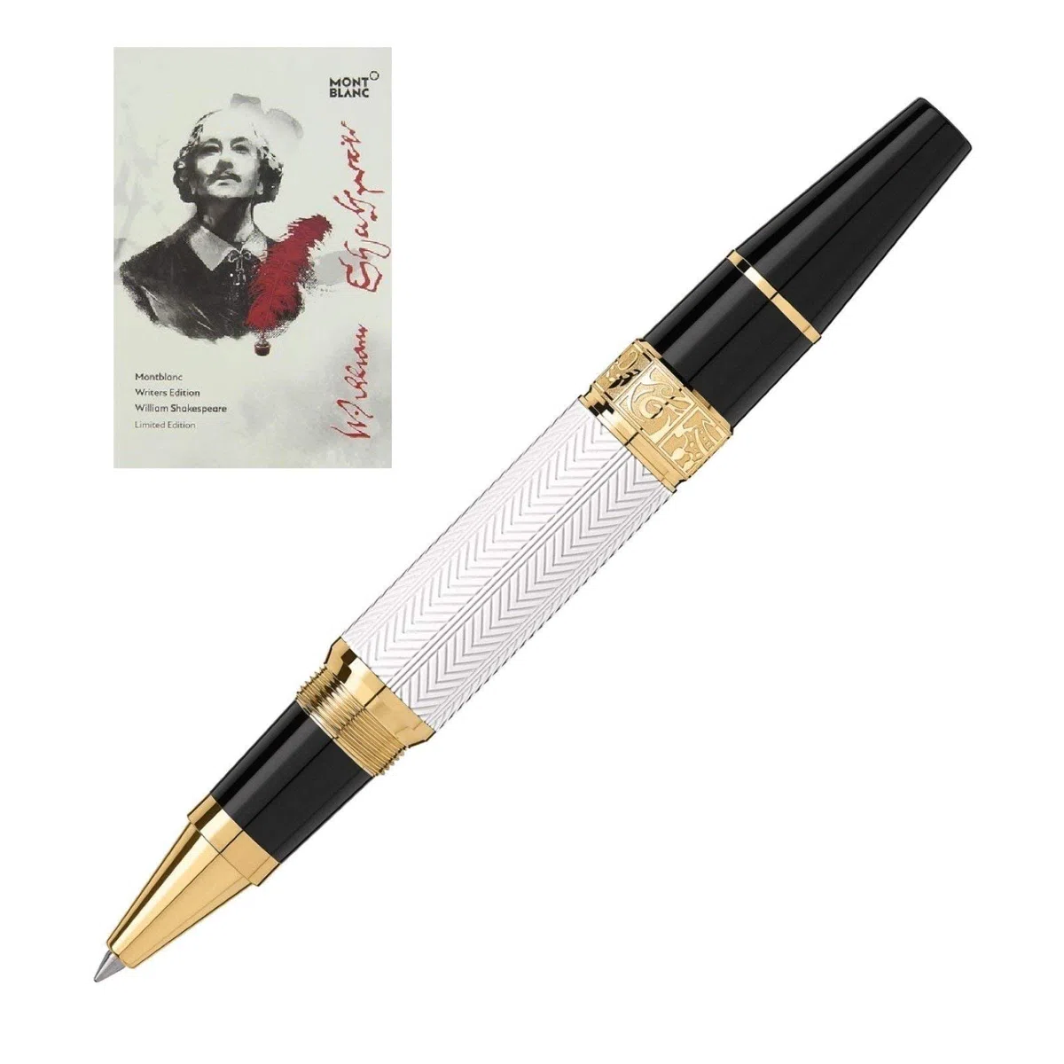 MONTBLANC ROLLER WRITERS EDITION WILLIAM SHAKESPEARE SPECIAL LIMITED EDITION 114350