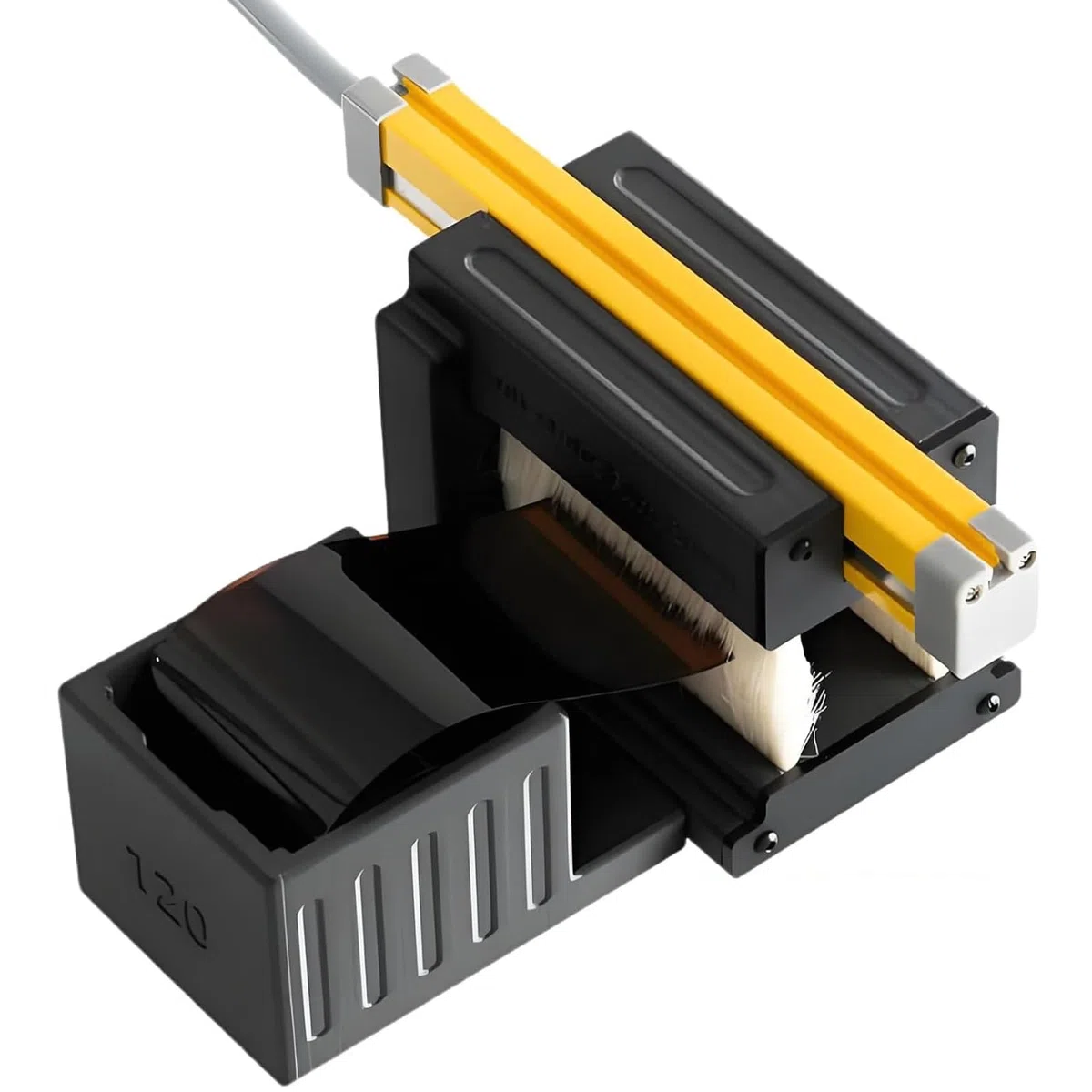 Kit de eliminación de polvo antiestático de película eléctrica, incluye barra antiestática de iones, caja de almacenamiento de película y cepillo de limpieza de lana suave para eliminar el polvo en