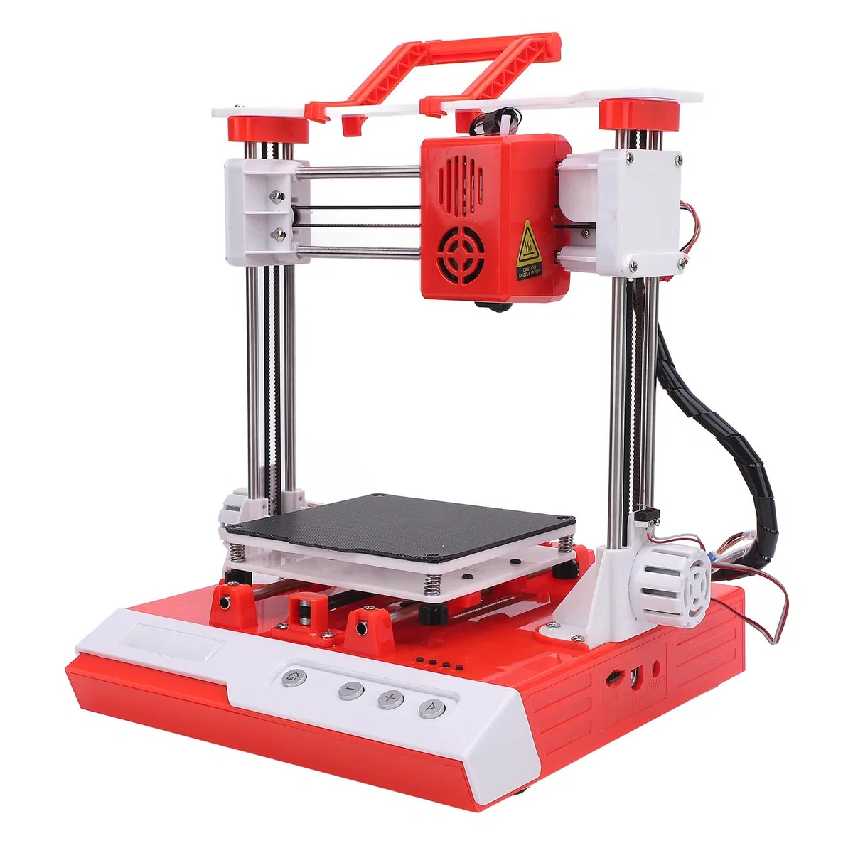 Impresora 3D para principiantes: Ensamblaje Rápido, Rendimiento de Impresión Excepcional, Boquilla de Metal, Tamaño de Impresión de Mm, Tarjeta de 4 GB Incluida (#1)