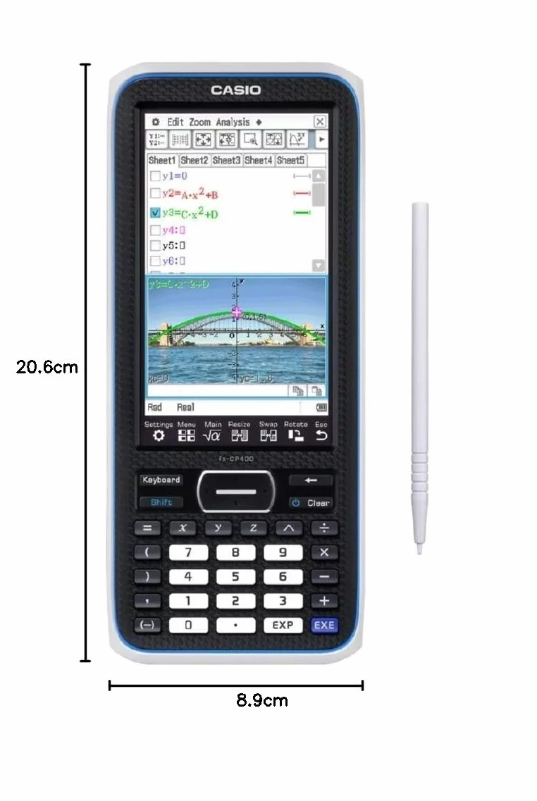 CASIO FX-CP400 Calculadora gráfica