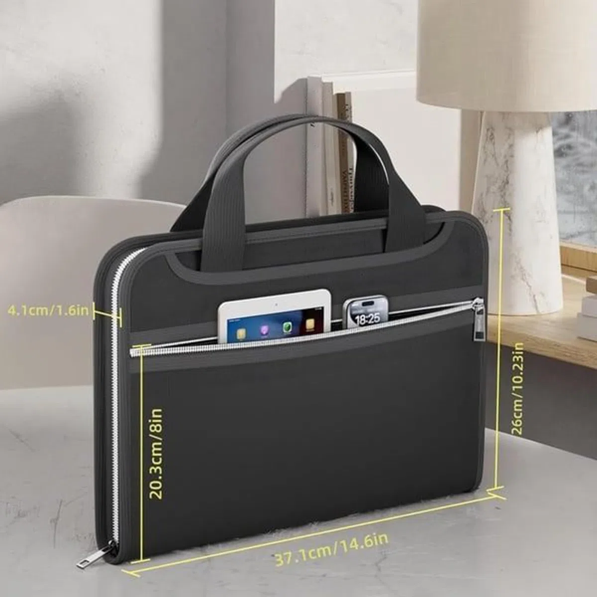 Organizador de archivos de acordeón, carpeta de archivos expandibles | Almacenamiento de documentos importante, bolsas de seguridad para foga