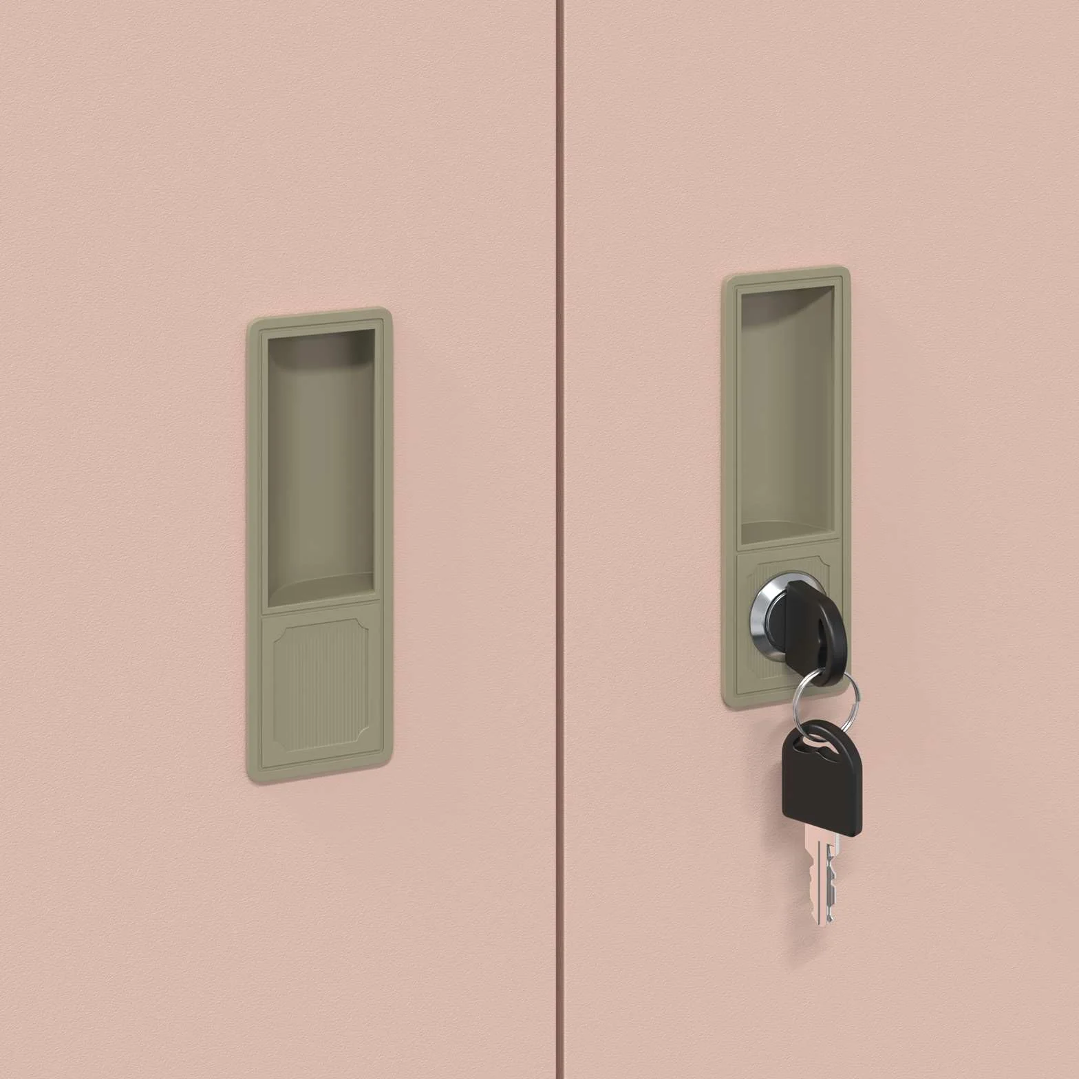vidaXL Armario de Almacenamiento Rosa 60x40x70 cm Acero con Cerradura