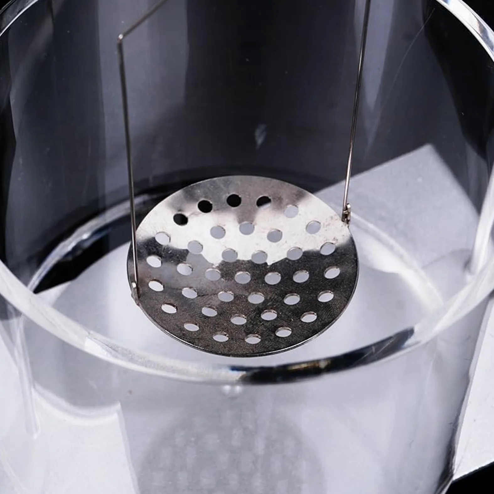 Medidor de densidad de piedras preciosas, kit de determinación de densidad con taza acrílica y soporte de metal, para investigación de laboratorio de medición de gravedad específica