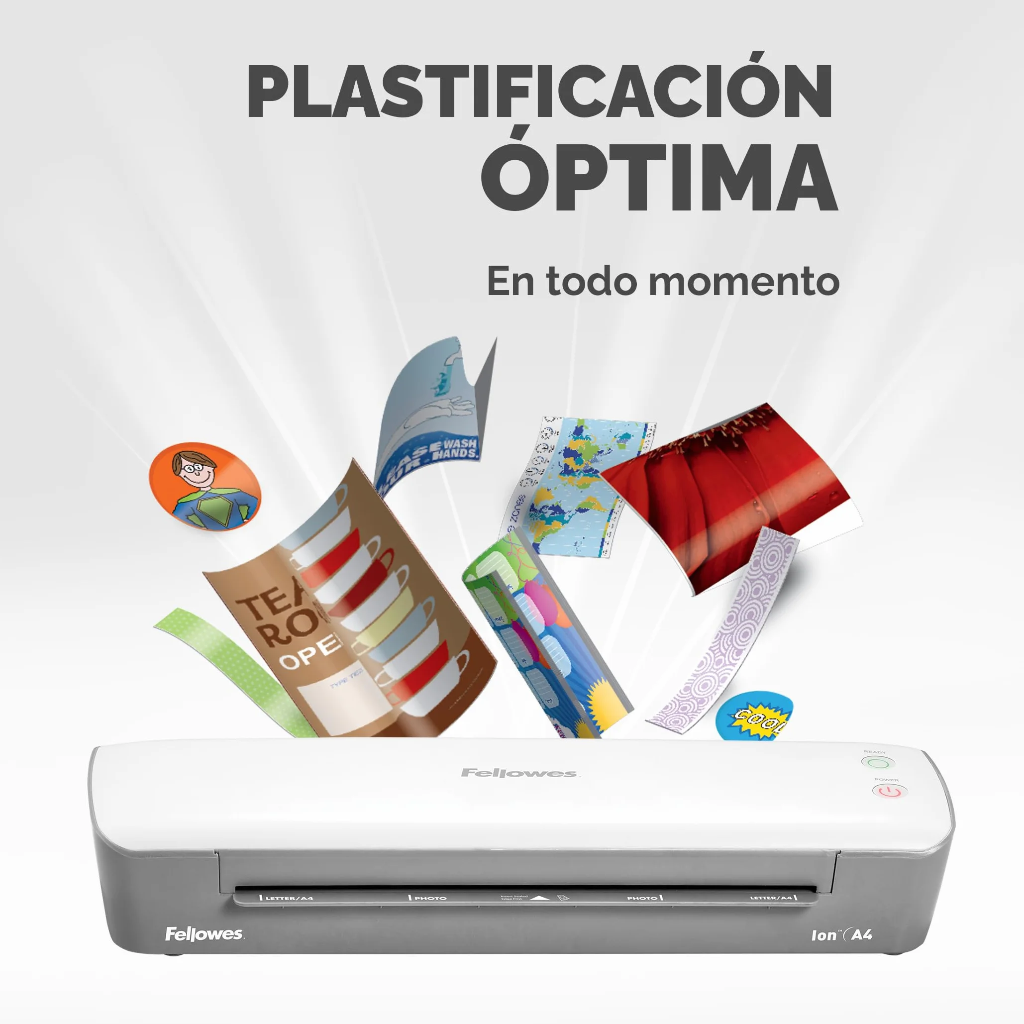 Fellowes Plastificadora A4 Apagado Automático 80-125 micras Blanco