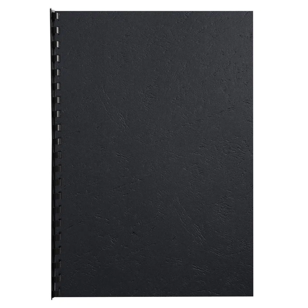 Exacompta Lote de 100 cubiertas/cartulinas de dossiers, Negro, A4