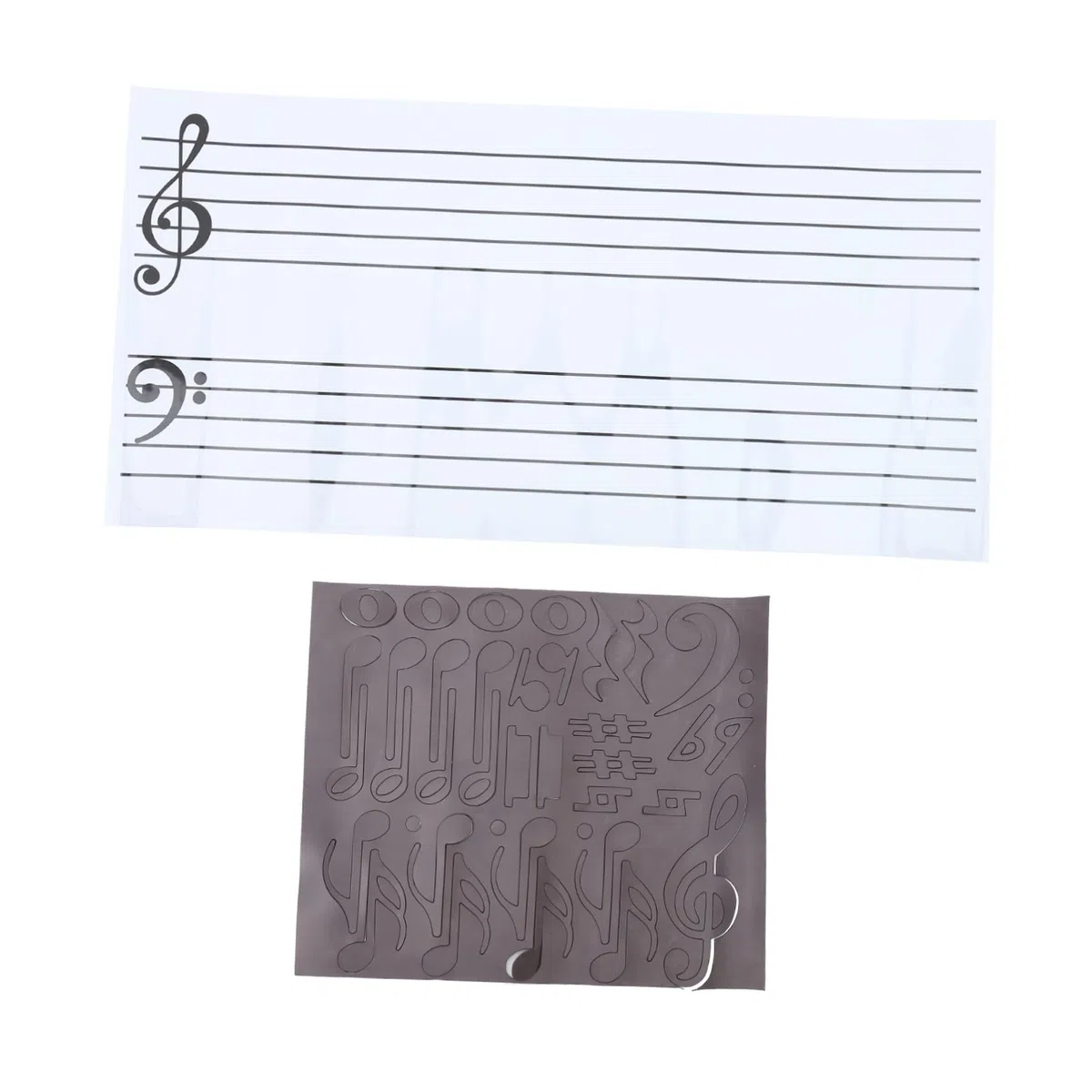 Pizarra Musical Pegatinas Magnéticas para Notas Material Educativo para Piano Diseño Escolar para Niños