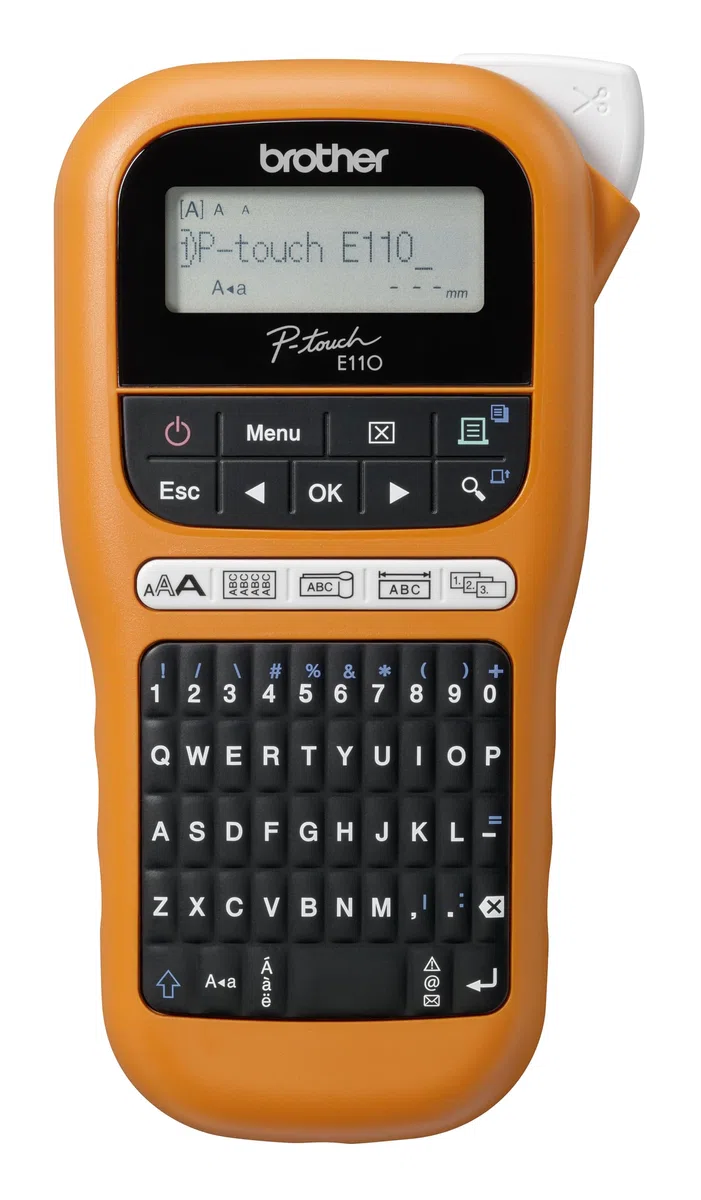 Brother PTE110G1 Dispositivo de etiquetado con teclado, 3.5 x 12 mm