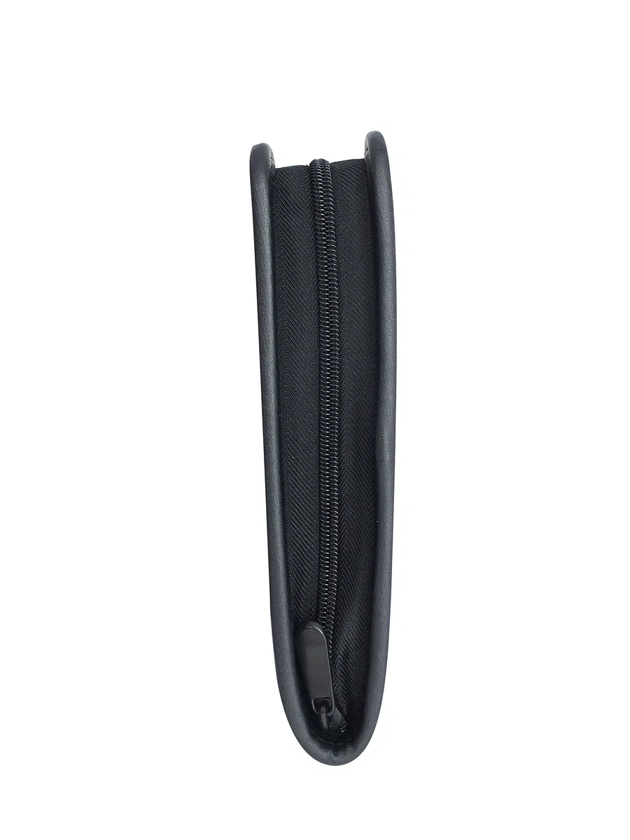 MSP Executive - Portafolio de 27,4 x 21,6 cm con cierre de cremallera, funda para teléfono y soporte para mini tablet (negro-rojo)