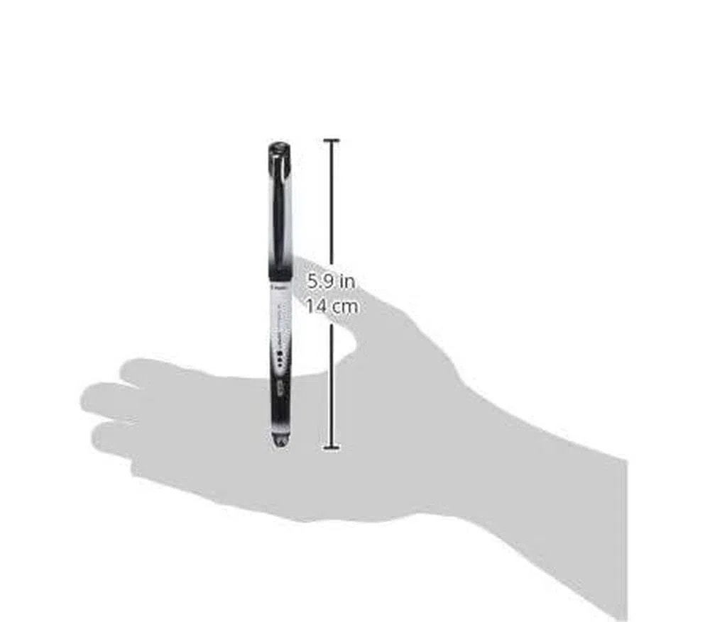Pilot - V-Ball Grip 05 - Bolígrafo Roller Tinta Liquida - Negro - Punto Fino - Caja 12 unidades