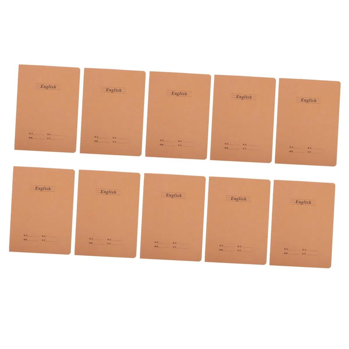 HOMSFOU Cuaderno de Ejercicios para Estudiantes 10 Piezas de Papel | Papelería para Estudiantes, Útiles Escolares, Libros para Tomar Notas, Decoracion Colegio