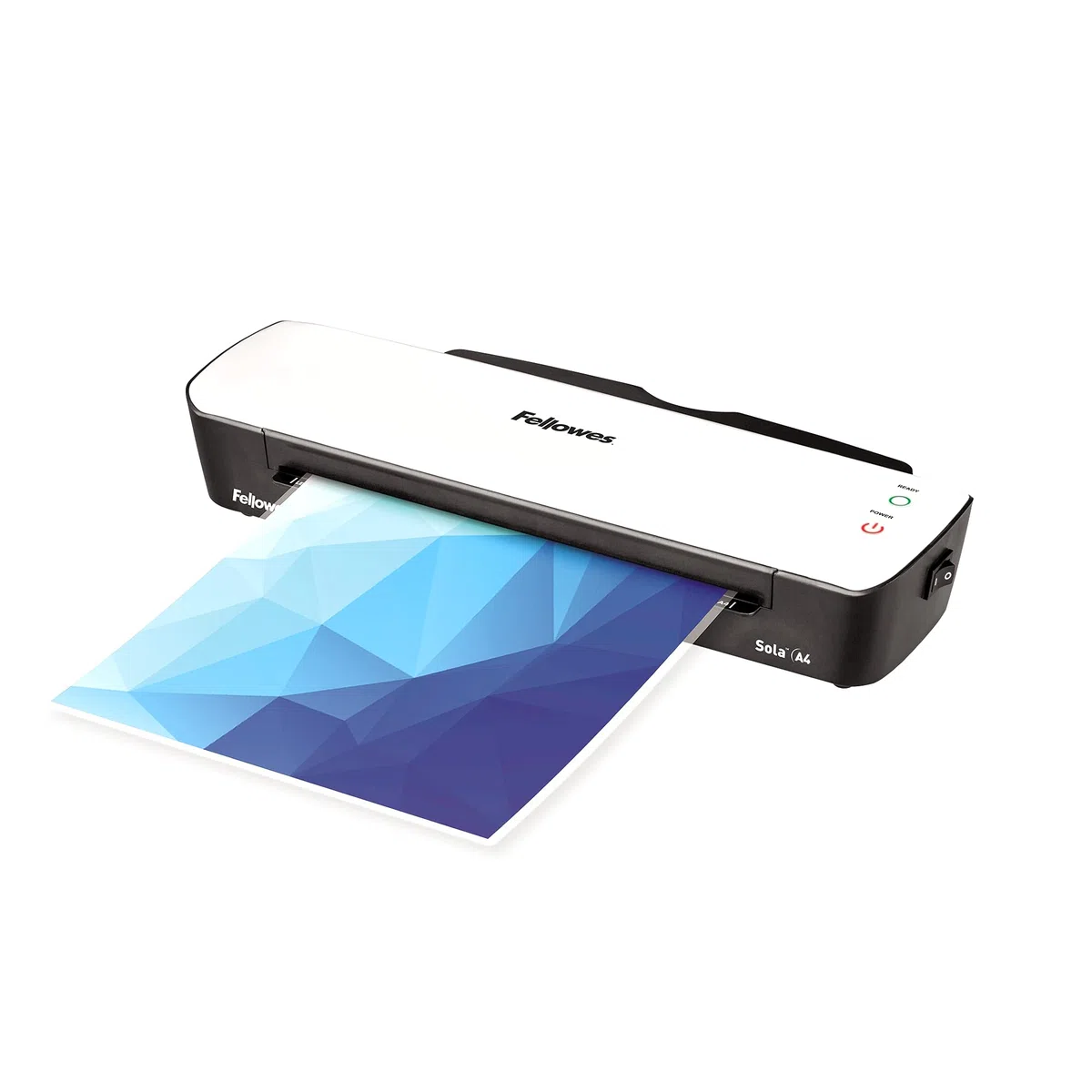 Fellowes Plastificadora Sola A4, para uso ocasional, 125 micras + ImageLast Pack de 25 fundas de plastificar, formato A4, 80 micras