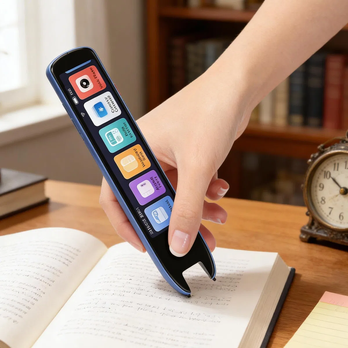 Lápiz para Niños Dispositivo de Lectura Portátil con IA | Traductor Electrónico de Idiomas para Niños, Adultos, Aula, Escuela, Educación, Estudio, Viajes, Oficina, Hogar, Universidad