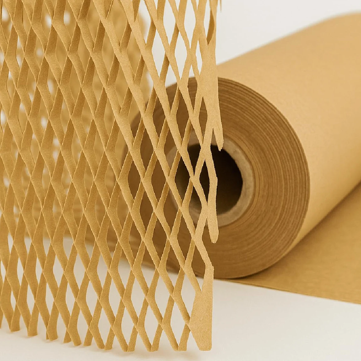 MasquePack - Papel Embalaje Nido de Abeja 50 cm x 250 m – Papel Kraft para Embalar Ecológico para envíos, mudanzas y ecommerce