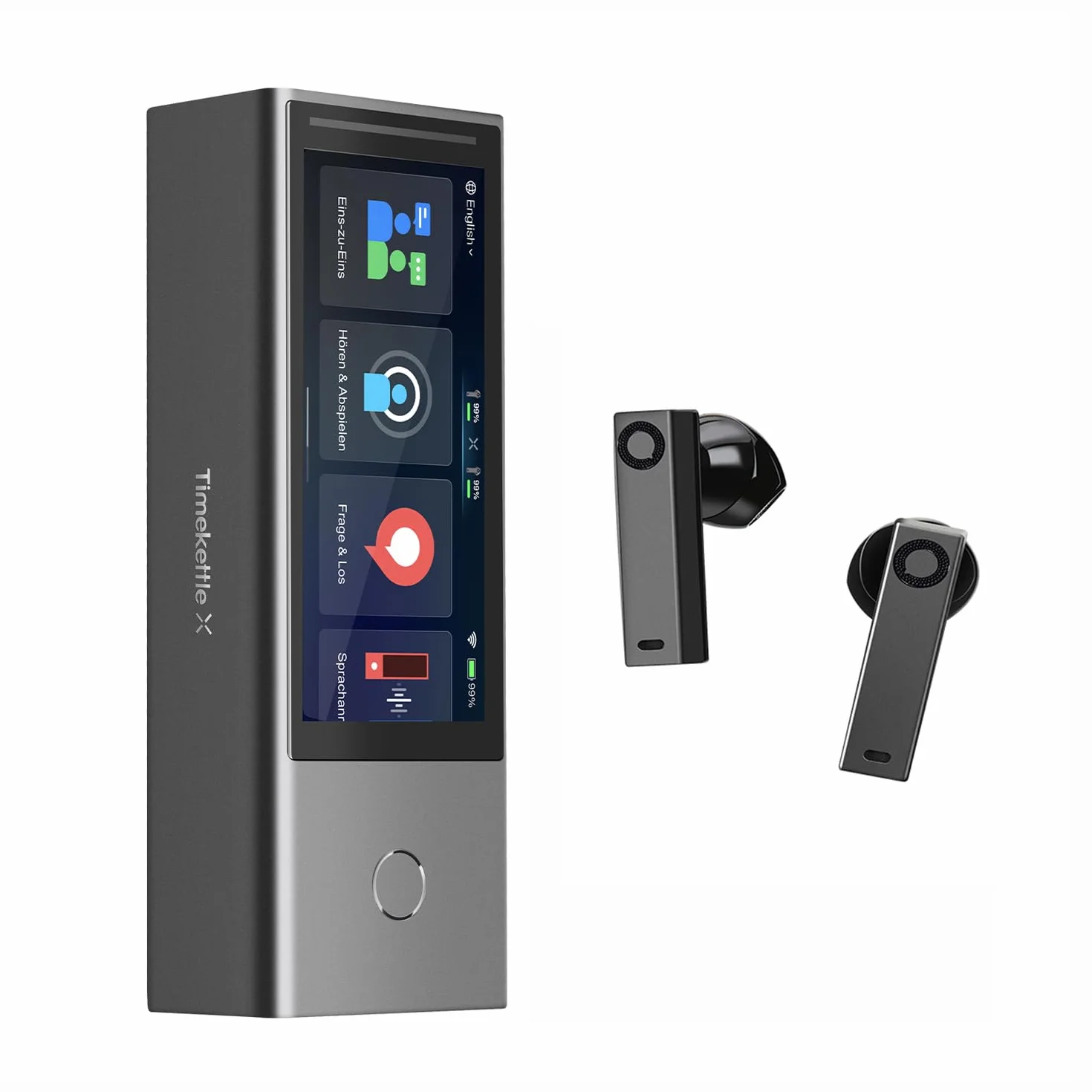 Timekettle X1 AI interpreter hub, traductor bidireccional 40 idiomas, llamadas voz traducción distancia, 0,2 segundos respuesta rápida
