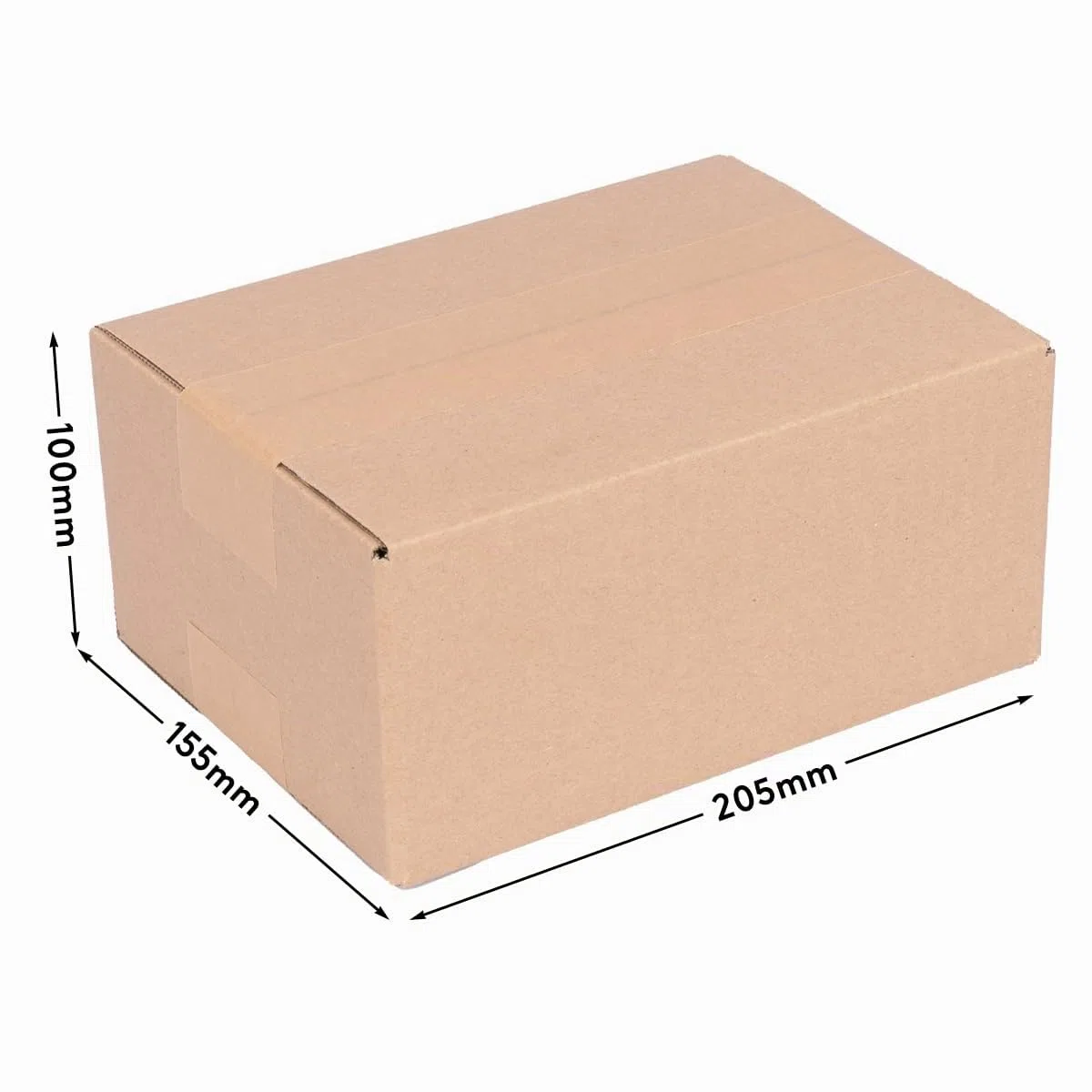 verpacking 100 cajas plegables cajas de envío DHL cajas 200 x 150 x 90 mm, KK-10, 1-corrugado, cartón plegable, caja plegable de cartón, caja de envío, caja de embalaje, caja de cartón