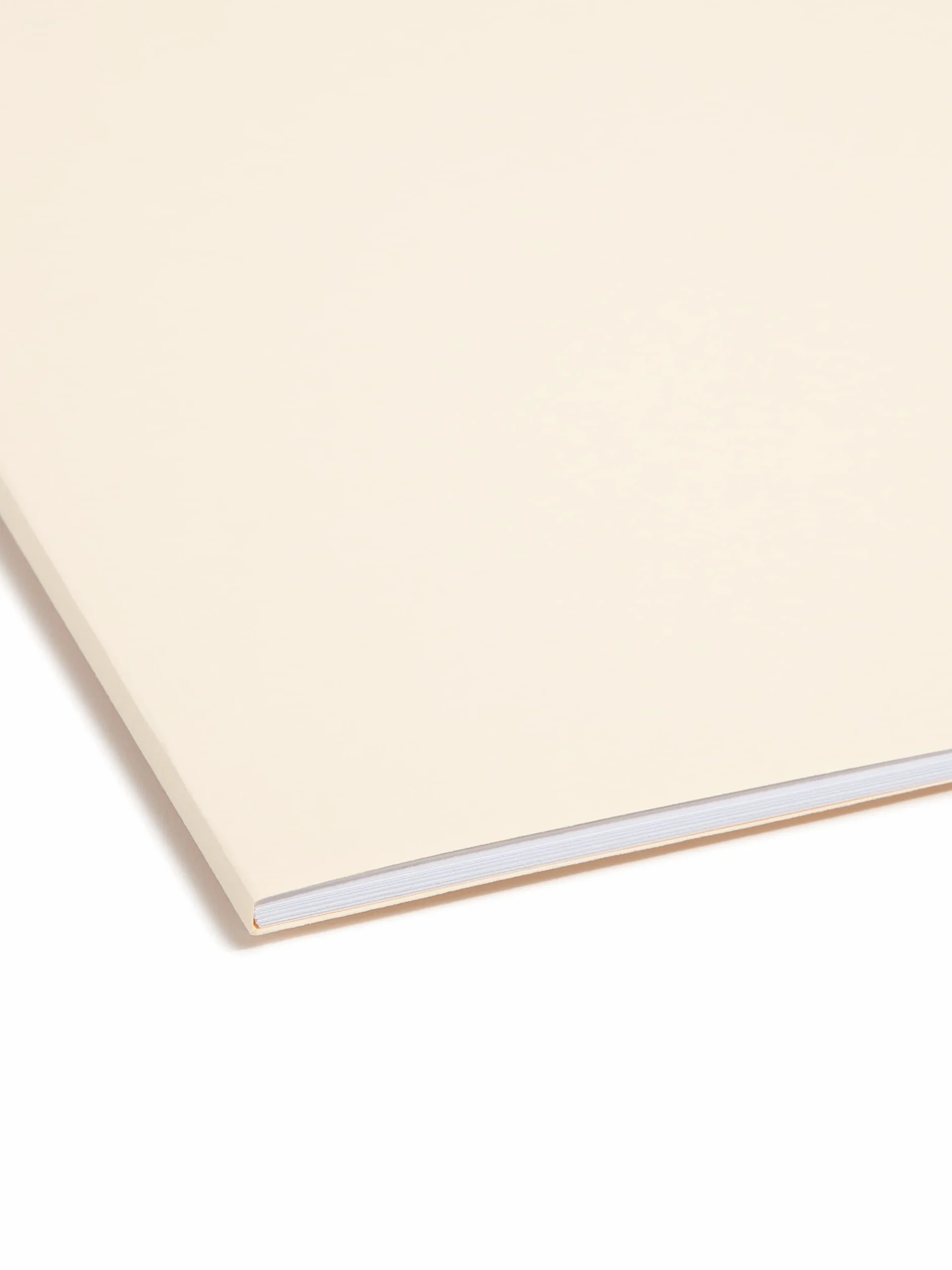 Folders, One Fastener, 1/3 Cut Assorted, Top Tab, Legal, Manila, 50/Box