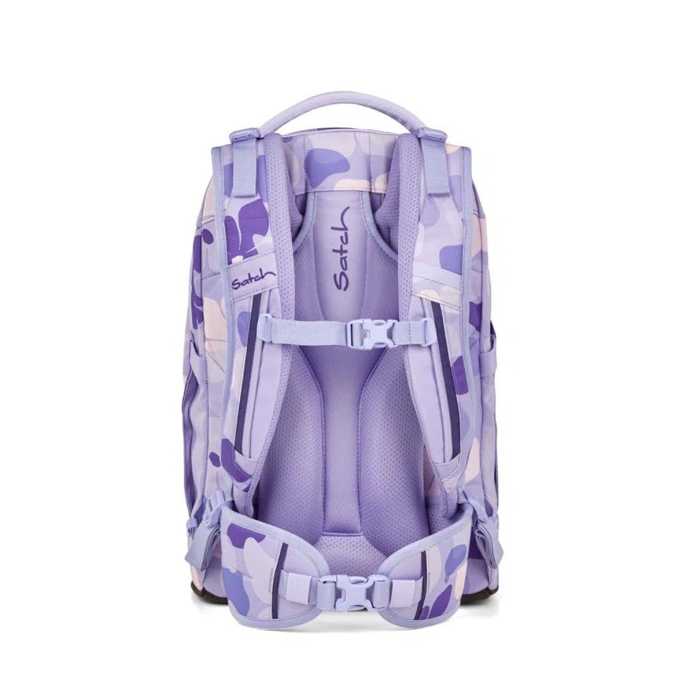 Satch Juego mochila Lilac Blossom Artículos escolares Unisex Poliéster Reciclado Multicolor