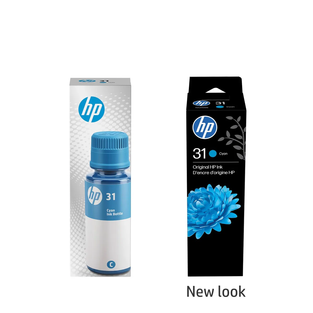 HP 31 botellas de tinta cian, 70 ml (1VU26AN)