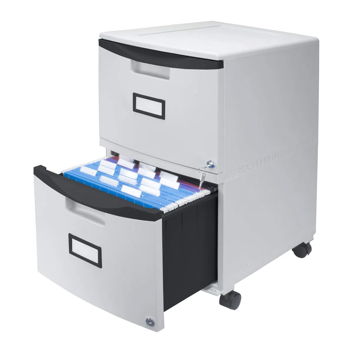 Storex 61311C01C - Archivador, paquete de 1, gris/negro