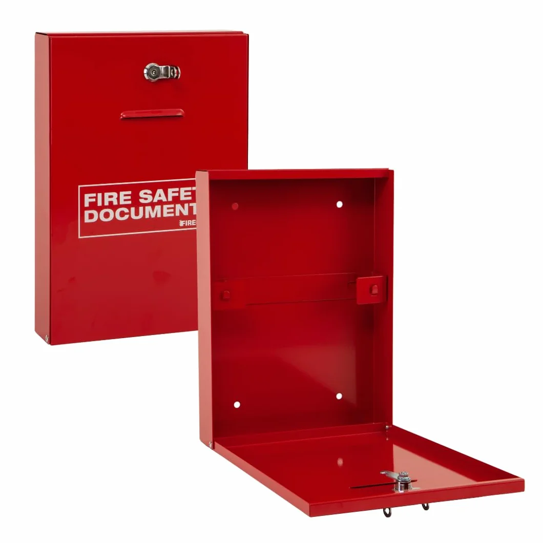 Firechief DHS2 - Soporte para documentos con cierre, color rojo