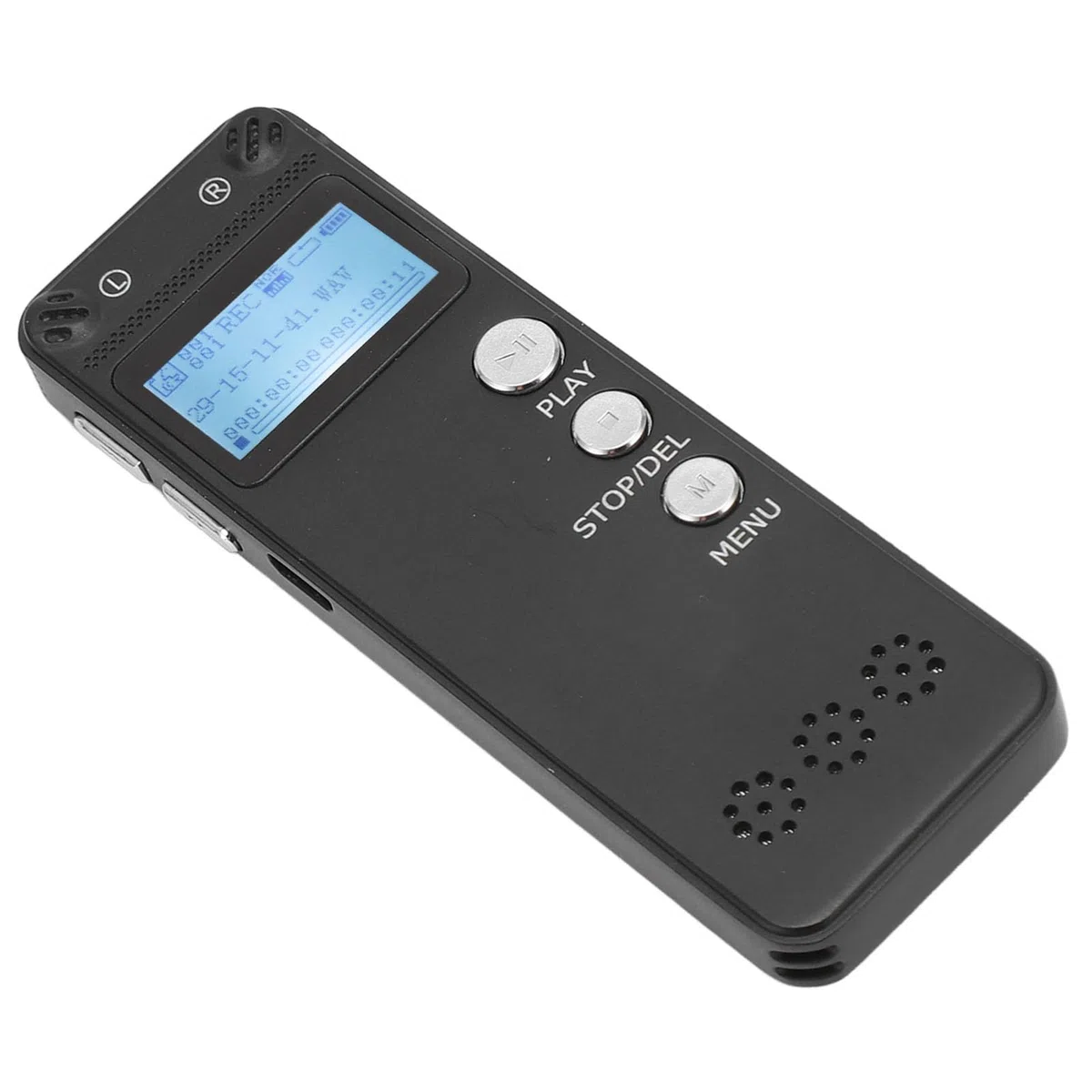 Grabadora de Voz Digital, Grabadora de Voz Reducción de Ruido Reproductor de MP3 Grabación Profesional con un Botón Tiempo de Grabación Continuo Prolongado para Reuniones