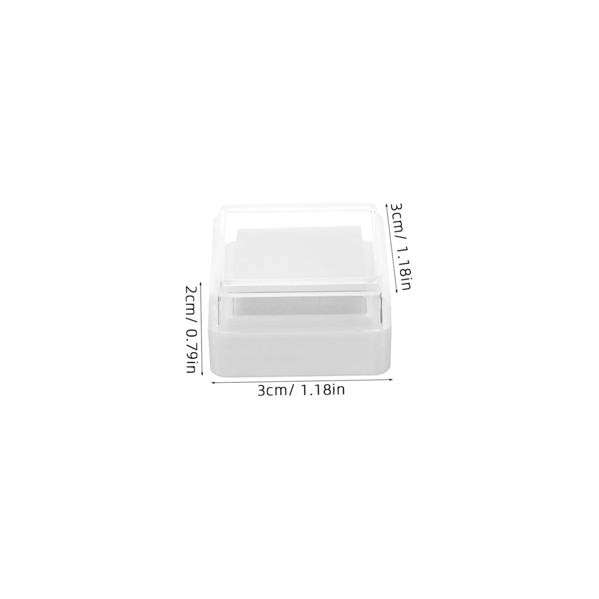 20piezas Almohadillas De Tinta Para Huellas Dactilares Almohadillas De Sello Reutilizables De Alta Densidad Tinta Lavable Suministros De Oficina