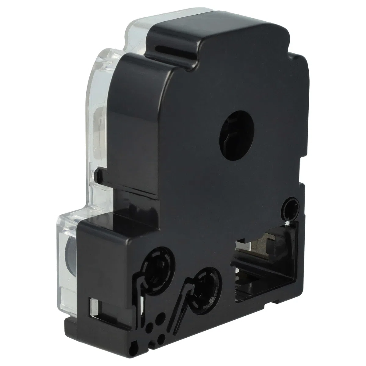vhbw 50x cinta de escritura compatible con Epson LabelWorks OK900P impresora etiqueta 8m x 18 mm negro a blanco