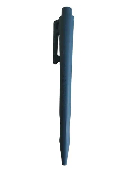 Bolígrafos HD detectables, mina retráctil, con clip, detectables y radiográficos, 25 unidades, color azul