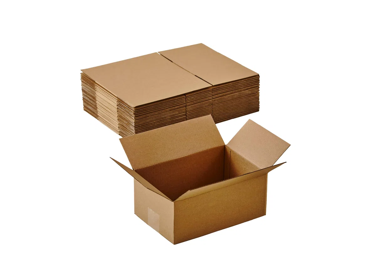 Paquete de 25 cajas de envío pequeñas de 9 x 6 x 4 pulgadas, cajas de cartón kraft para pequeñas empresas, fácil montaje para correo, mudanza, embalaje y almacenamiento