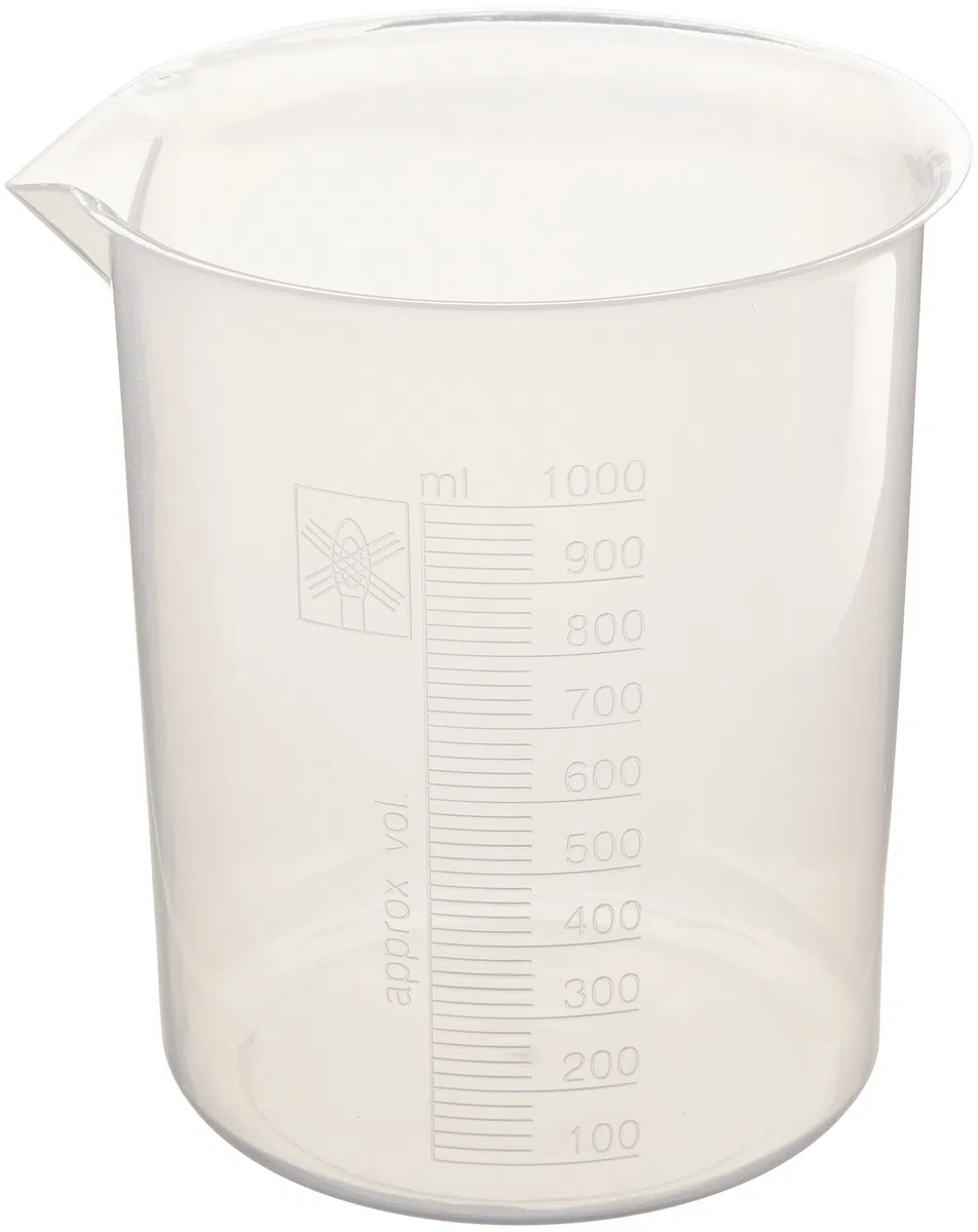 United Scientific BP1000 - Vaso de polipropileno estilo Griffin (1000 ml, 3 unidades)
