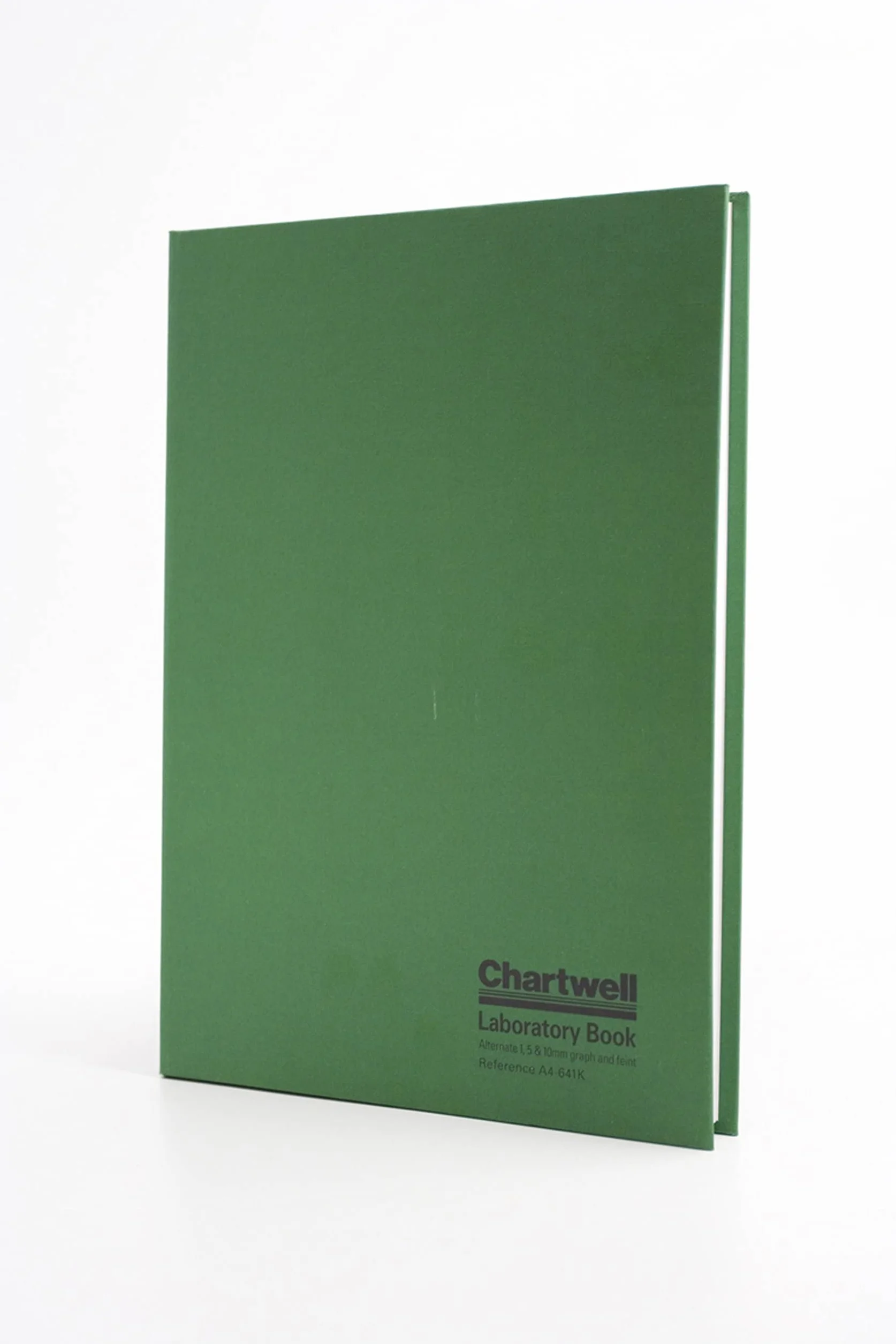 Chartwell Cahier de laboratoire rigide Couverture verte Format A4