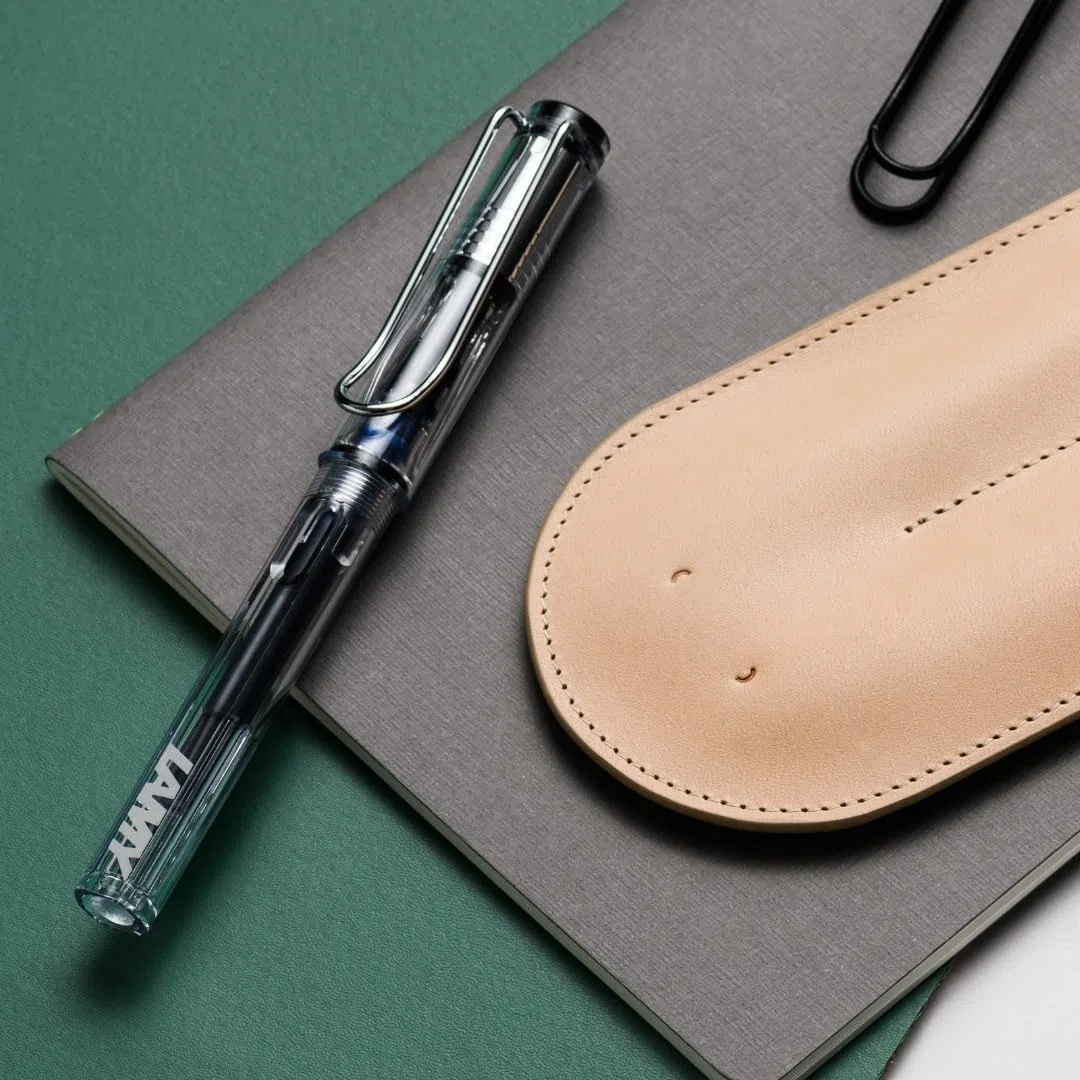 Lamy Safari Vista - Pluma estilográfica transparente demostrador, L12EF pluma Extra fina