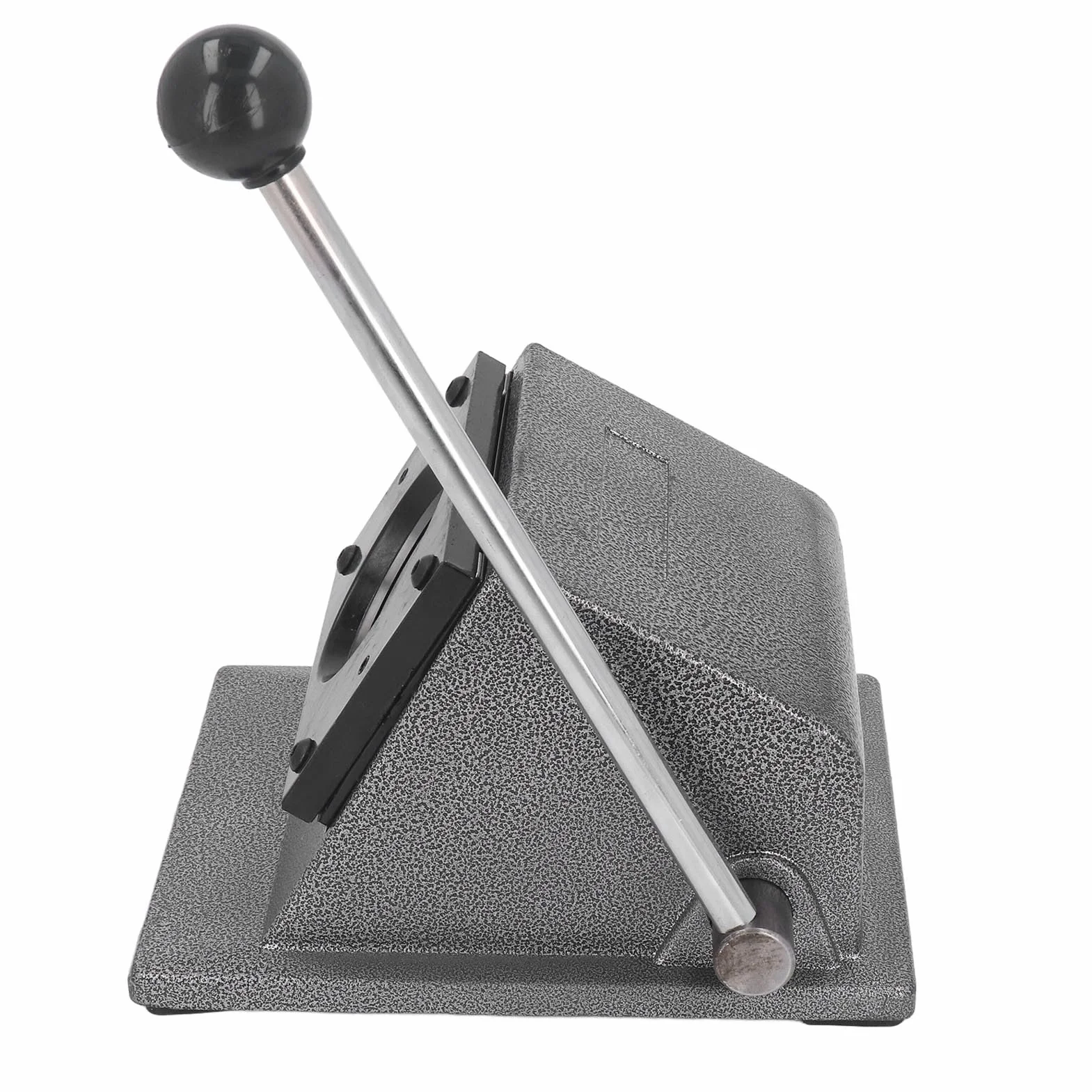 Fabricante de Insignias Redondas, Cortador Gráfico de Acero Inoxidable para Tarjetas Papel PVC, Brazo Largo, Fácil Operar para Trabajadores Oficina (58mm)