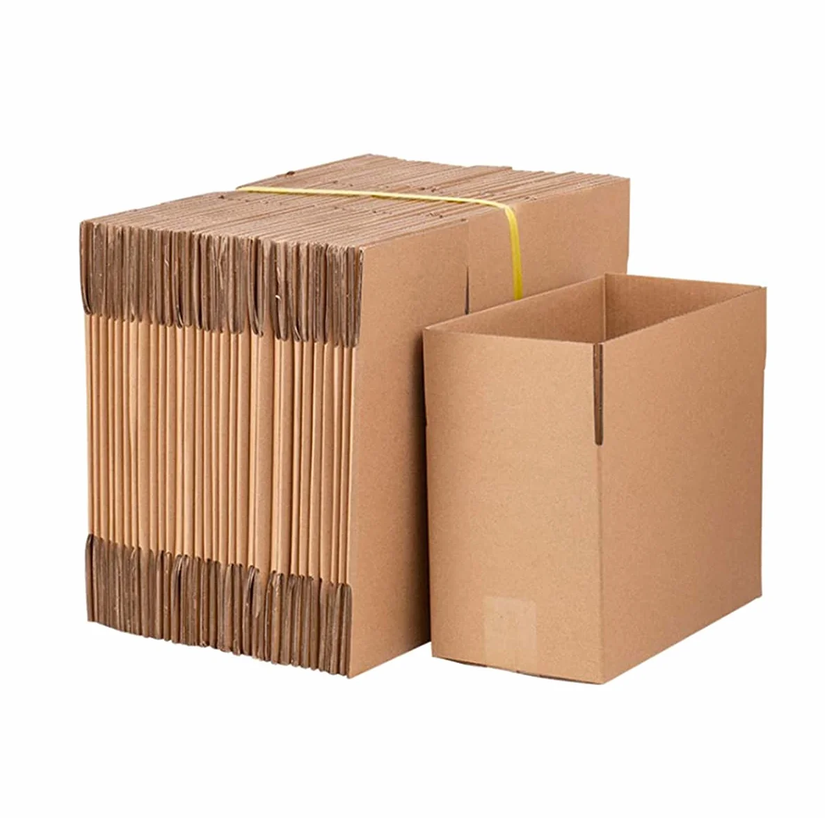 Cajas de cartón de doble onda Habana, 25 x 25 x 25 cm, para embalaje, envíos, cajas de cartón ondulado, ligeras, sólidas y resistentes, juego de 40 unidades, fabricadas en Italia