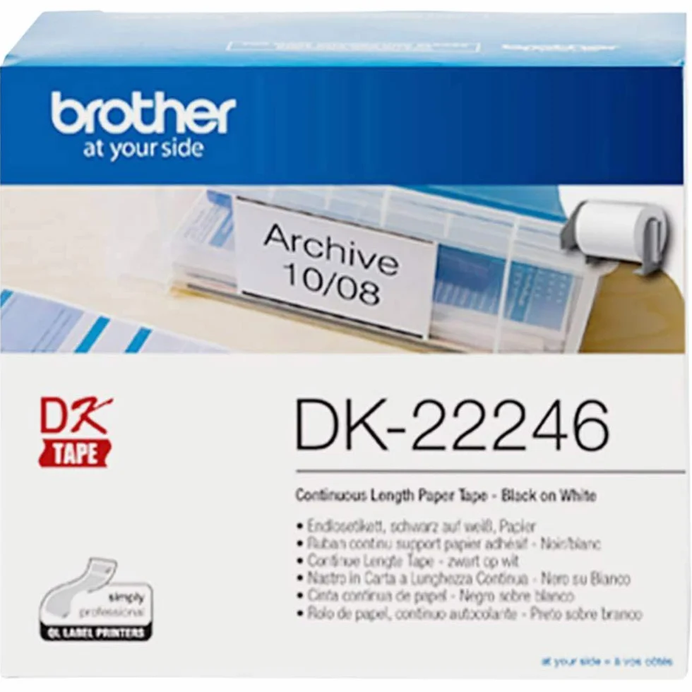 Brother DK22246, cinta térmica para QL
